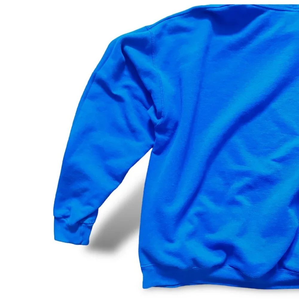 Vibrant Blue Hoodie with North Miami Beach Chargers Graphic - Size Large
